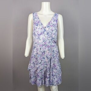 GAP Purple and Blue Asymmetrical Sundress